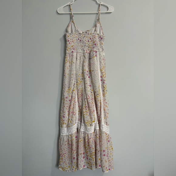 Jessica Simpson Spring Summer Floral Spaghetti Strap Dress Medium Cottagecore - Picture 2 of 8